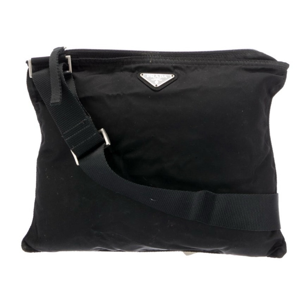 Prada Vintage Vela Nylon Crossbody Bag Small Like New